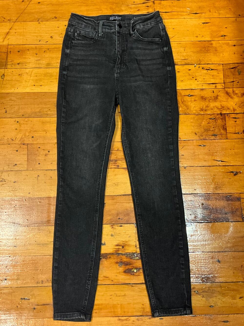 Judy Blue Women's Black High Rise Skinny Jeans Size 3/26 Stretch Denim